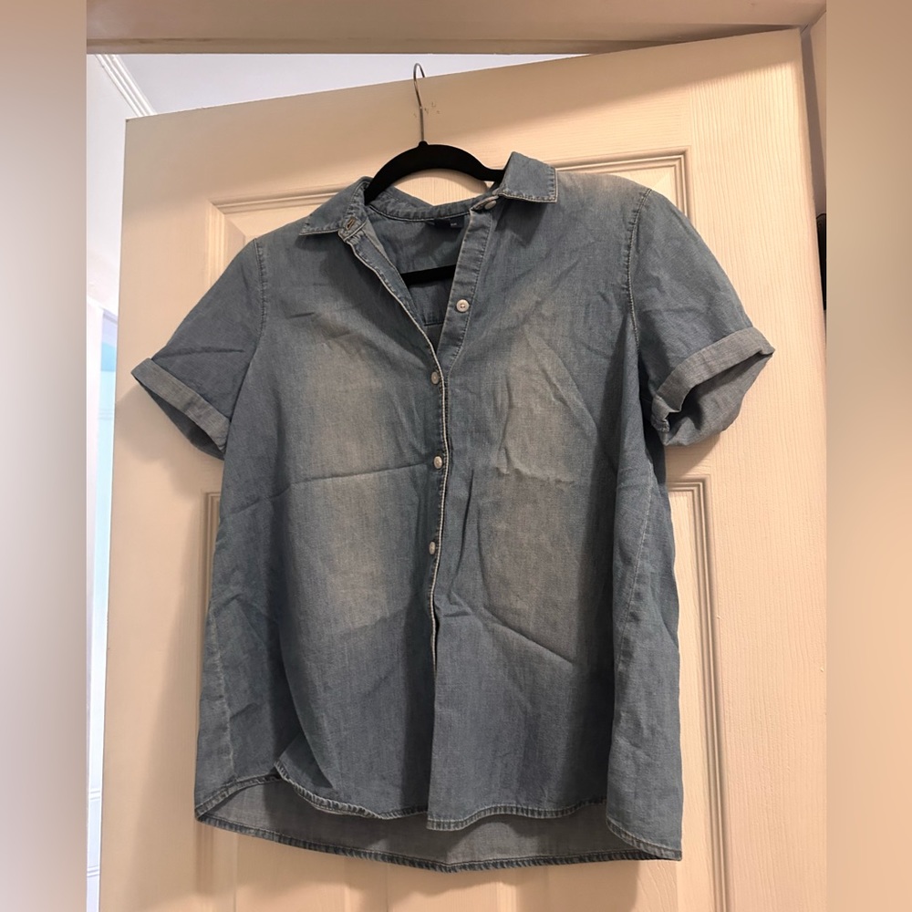 J.Jill denim jean shirt size XS